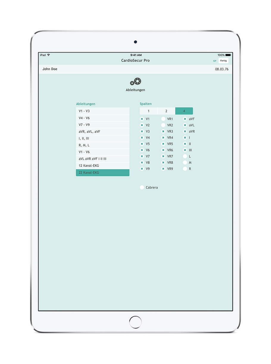 CardioSecur Pro        (for Apple iOS only)